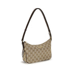 Beige Fabric Shoulder Bag