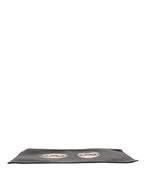 Black #DGFamily Embellished Leather Clutch Borse Bag