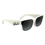 White Acetate Sunglasses