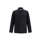 Black Linen Denim Jacket