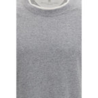 Gray Cotton T-Shirt