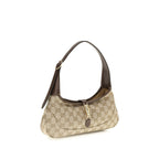 Beige Fabric Shoulder Bag
