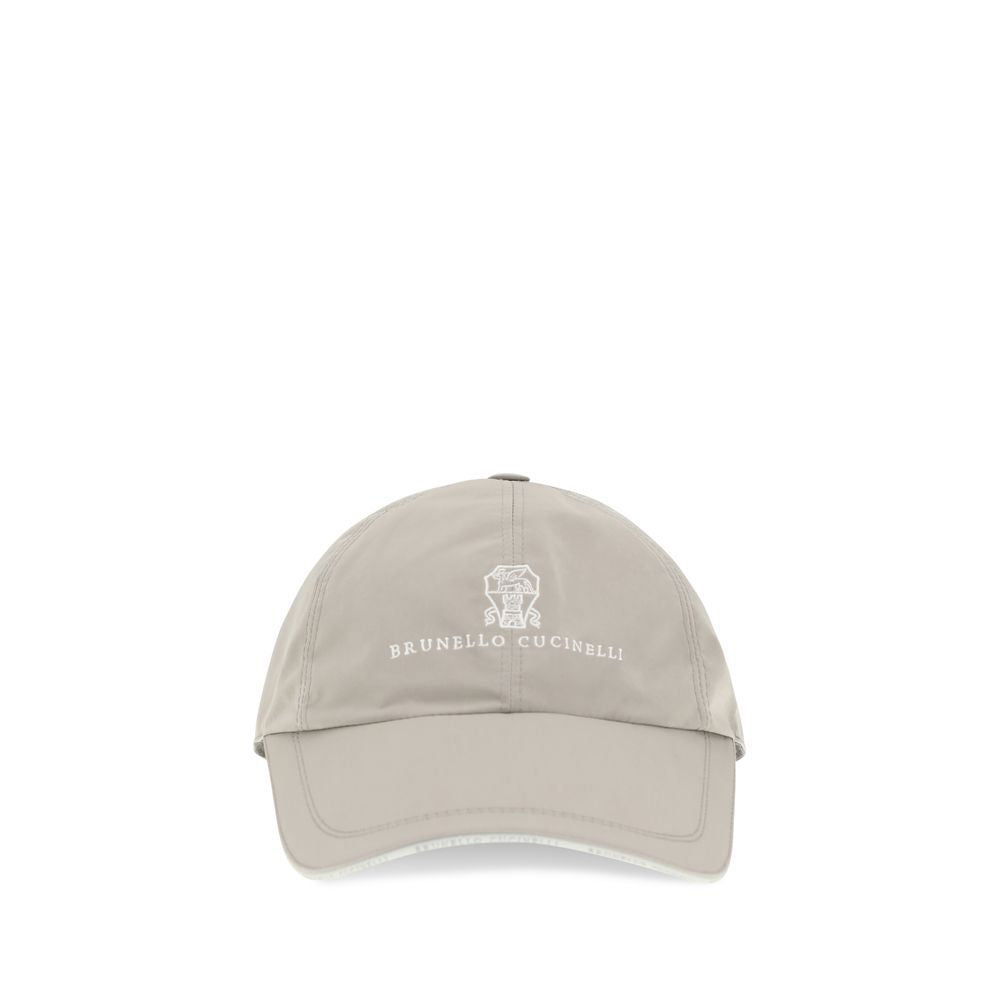 Beige Polyester Cap (Baseball Hat)