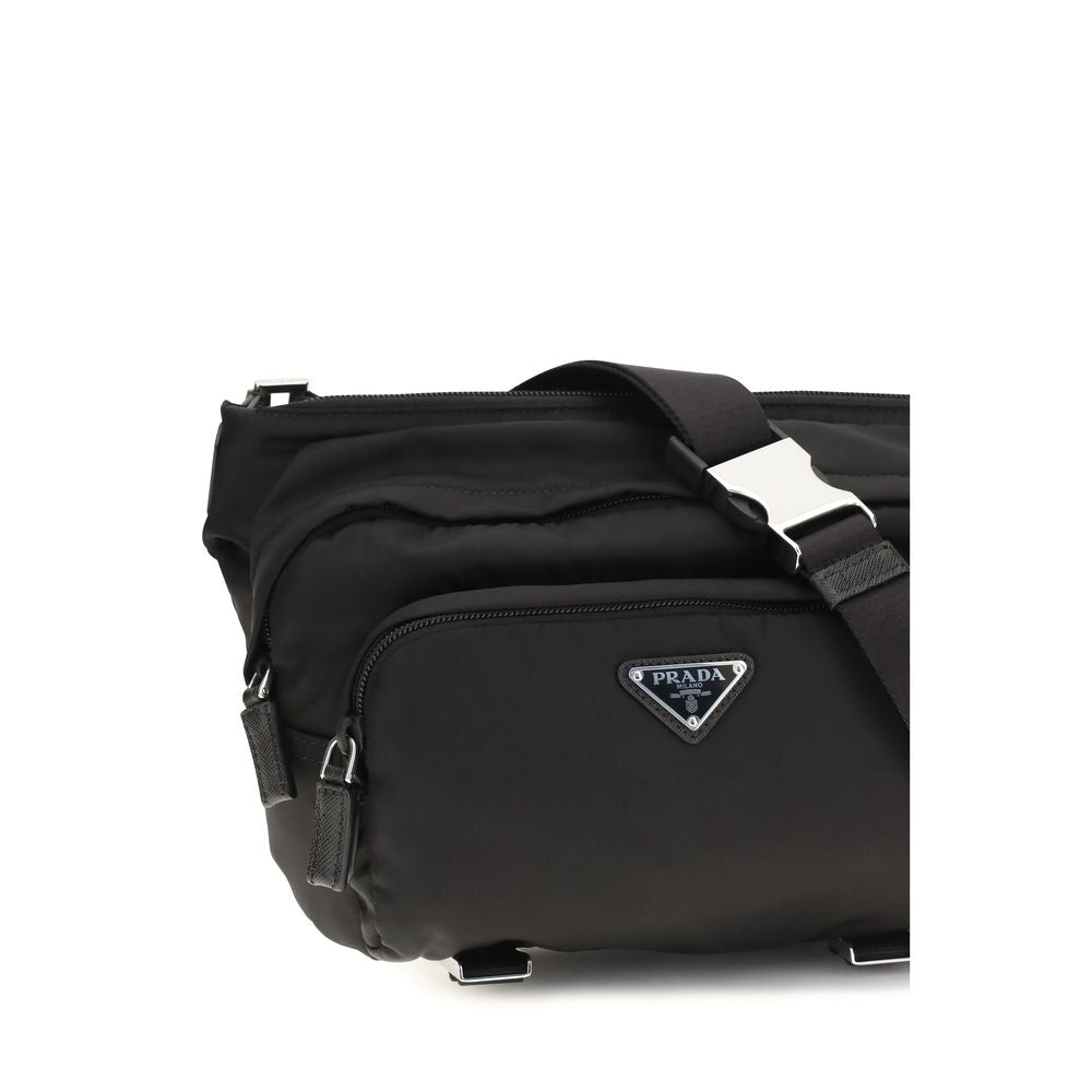 Black Nylon Shoulder Bag