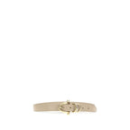 Beige Calf Leather Bos Taurus Bracelet