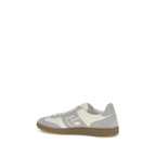 White Calf Leather Bos Taurus Athletic Sneakers
