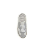 White Calf Leather Bos Taurus Athletic Sneakers