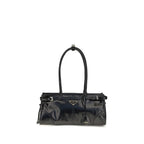 Black Calf Leather Bos Taurus Handbag