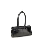 Black Calf Leather Bos Taurus Handbag