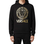 Black Cotton Hoodie