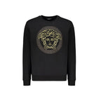 Black Cotton Sweatshirt