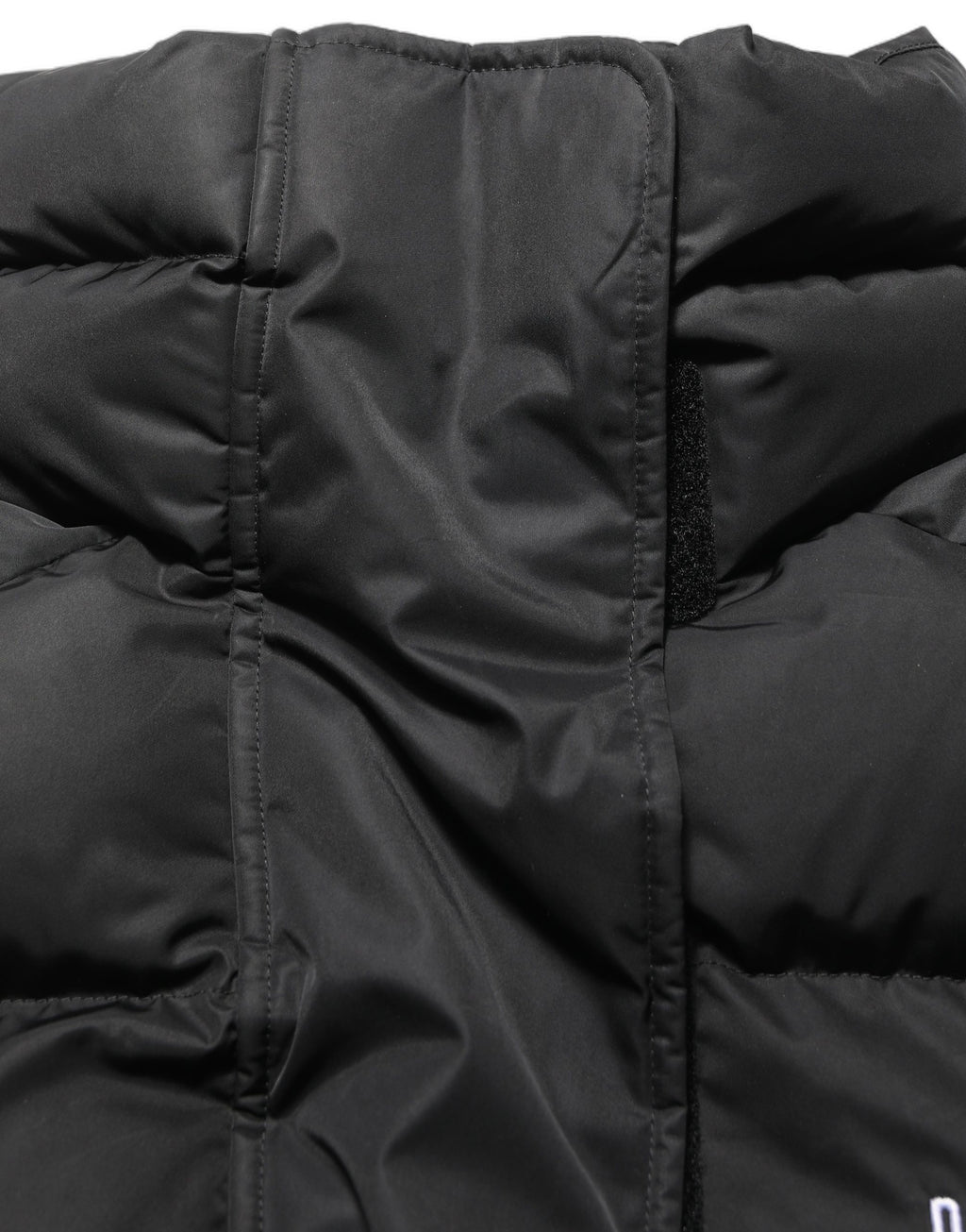 Black DGVIB3 Embroidered Padded Puffer Jacket