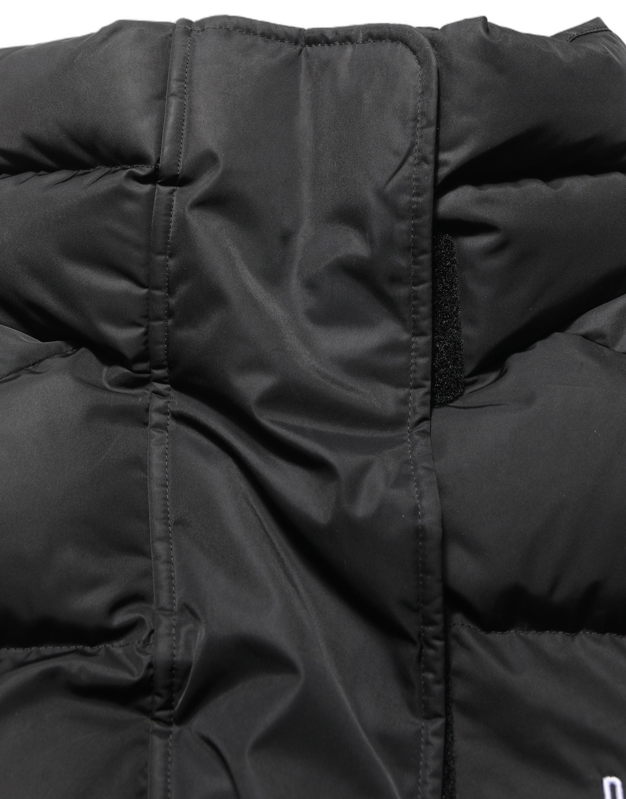 Black DGVIB3 Embroidered Padded Puffer Jacket