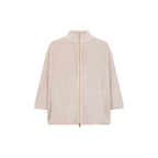 Beige Cotton Cardigan