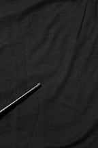 Black DG Logo Cotton Round Neck Tee T-shirt