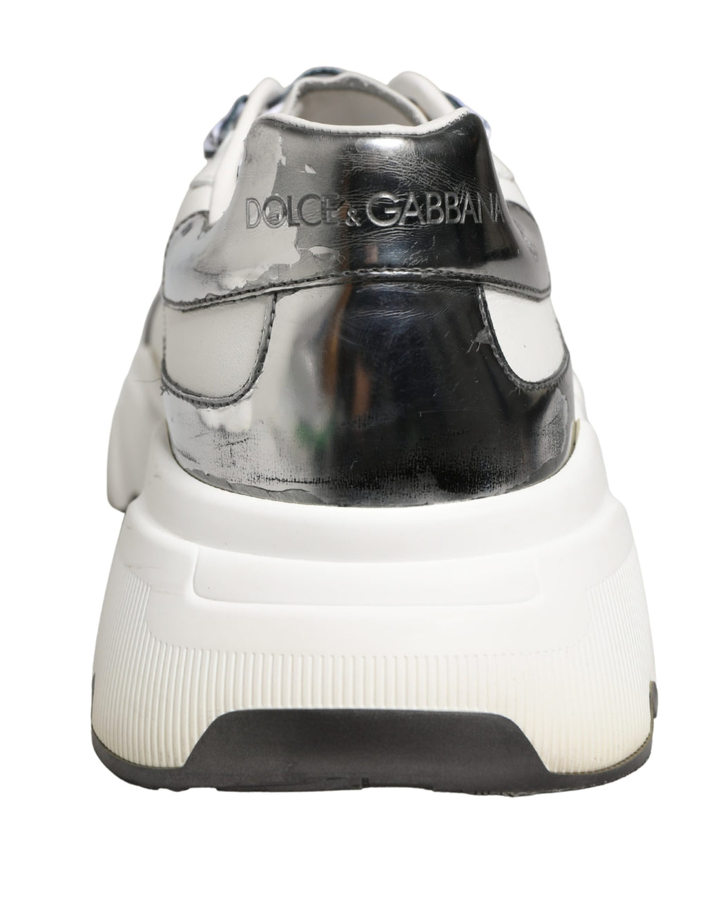 White Silver Daymaster Low Top Men Sneakers Shoes