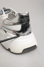 White Silver Daymaster Low Top Men Sneakers Shoes
