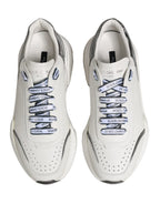 White Silver Daymaster Low Top Men Sneakers Shoes
