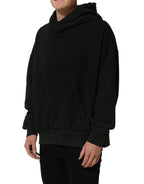 Black DGVIB3 Hooded Sweatshirt Men Sweater