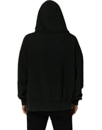 Black DGVIB3 Hooded Sweatshirt Men Sweater