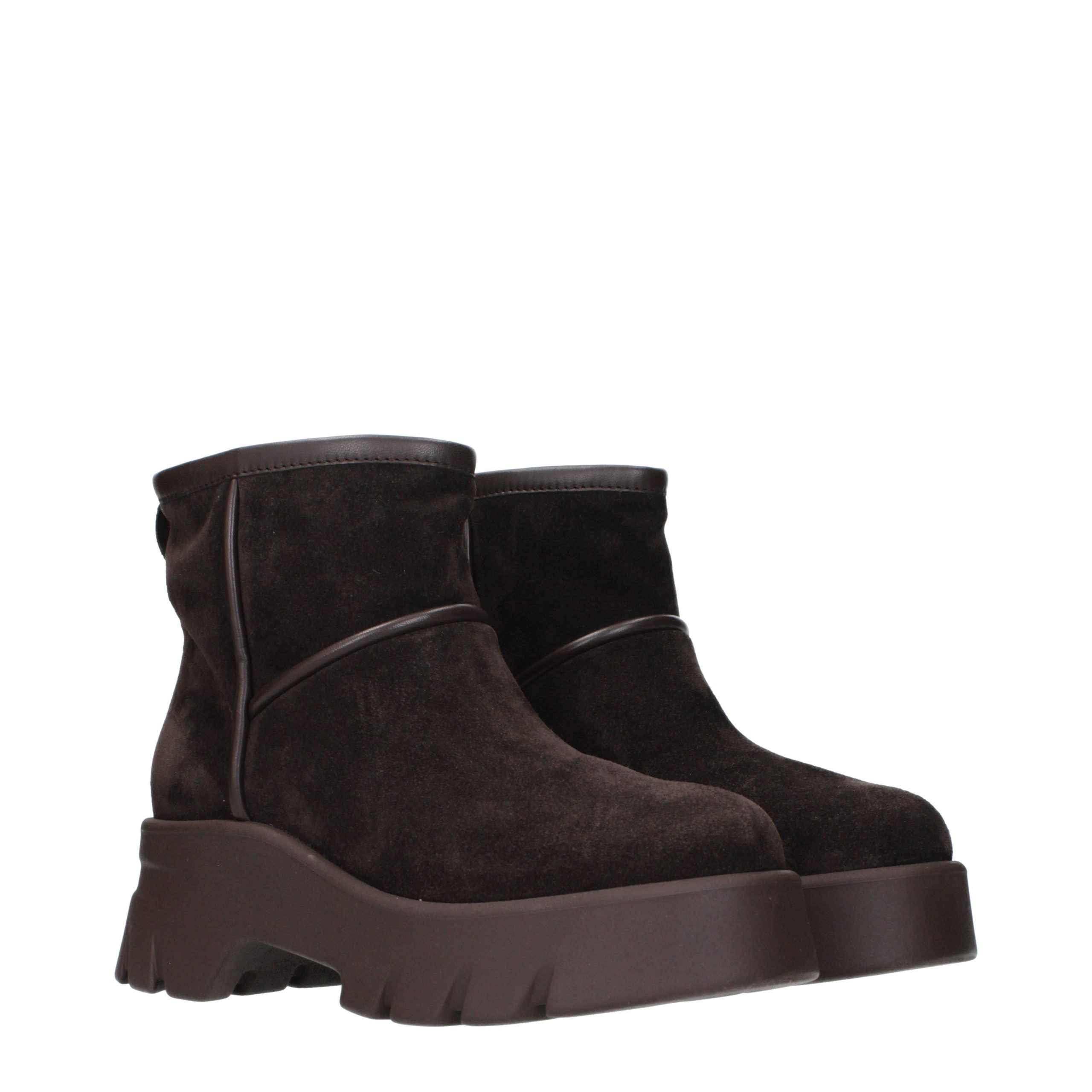 Brown Leather Ankle Boots