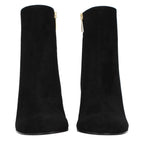 Black Leather Ankle Boots