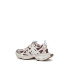 Multicolor Polyurethane Athletic Sneakers