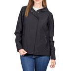 Black Polyester Shell Jacket