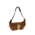 Brown Calf Leather Bos Taurus Shoulder Bag