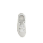 White Calf Leather Bos Taurus Athletic Sneakers