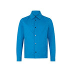 Blue Cotton Shell Jacket