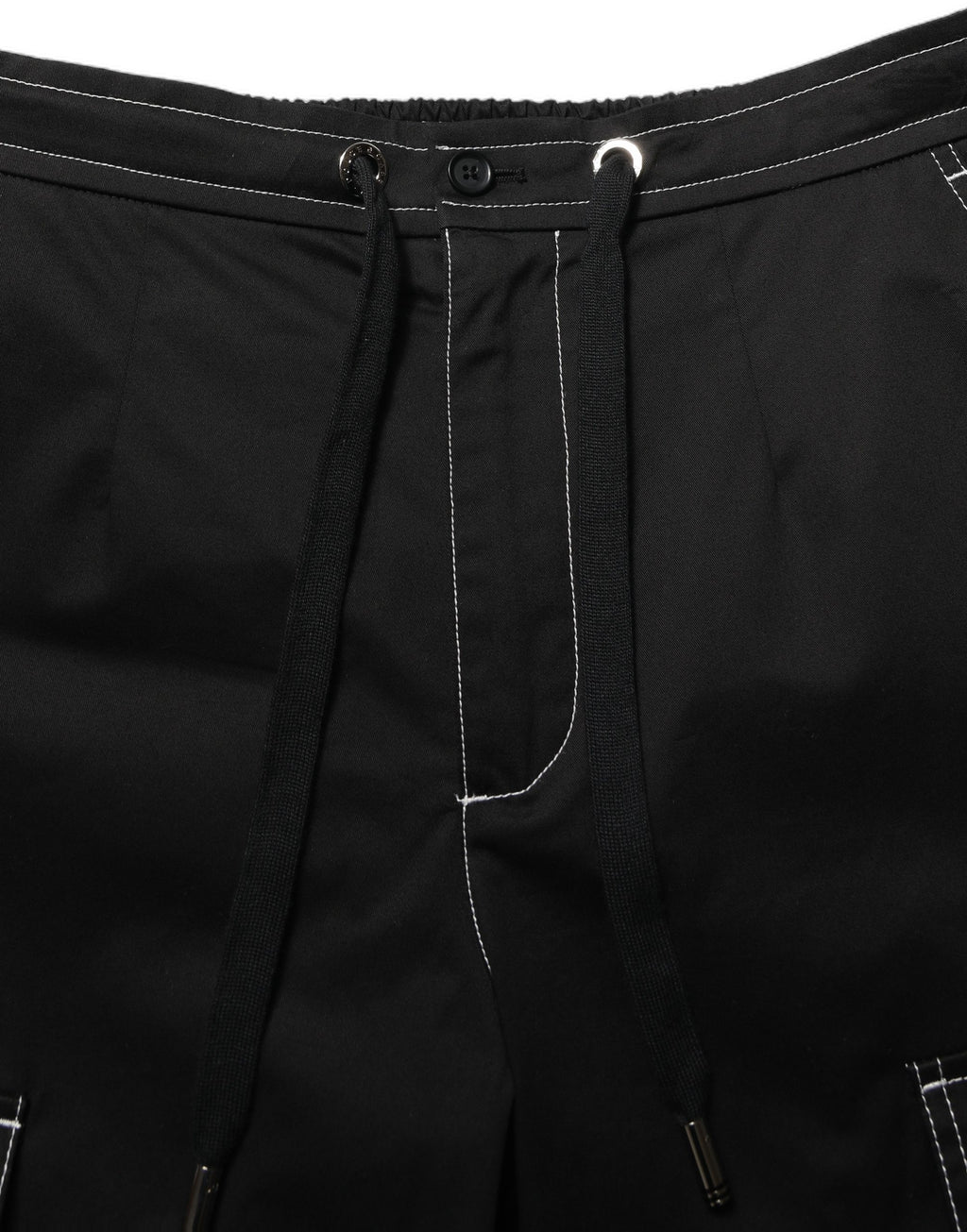 Black Vibe Cargo High Waist Straight Pants