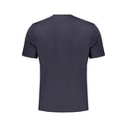 Blue Cotton Men's T-Shirt