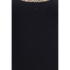 Black Elastane One-Piece Swimsuit