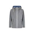 Gray Virgin Wool Shell Jacket