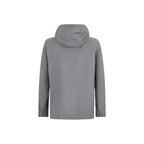 Gray Virgin Wool Shell Jacket