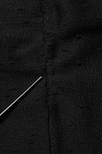 Black High Waist Pencil Cut Knee Length Skirt
