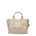 Beige Fabric Handbag