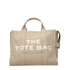Beige Fabric Handbag