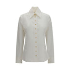 White Cotton Dress Shirt