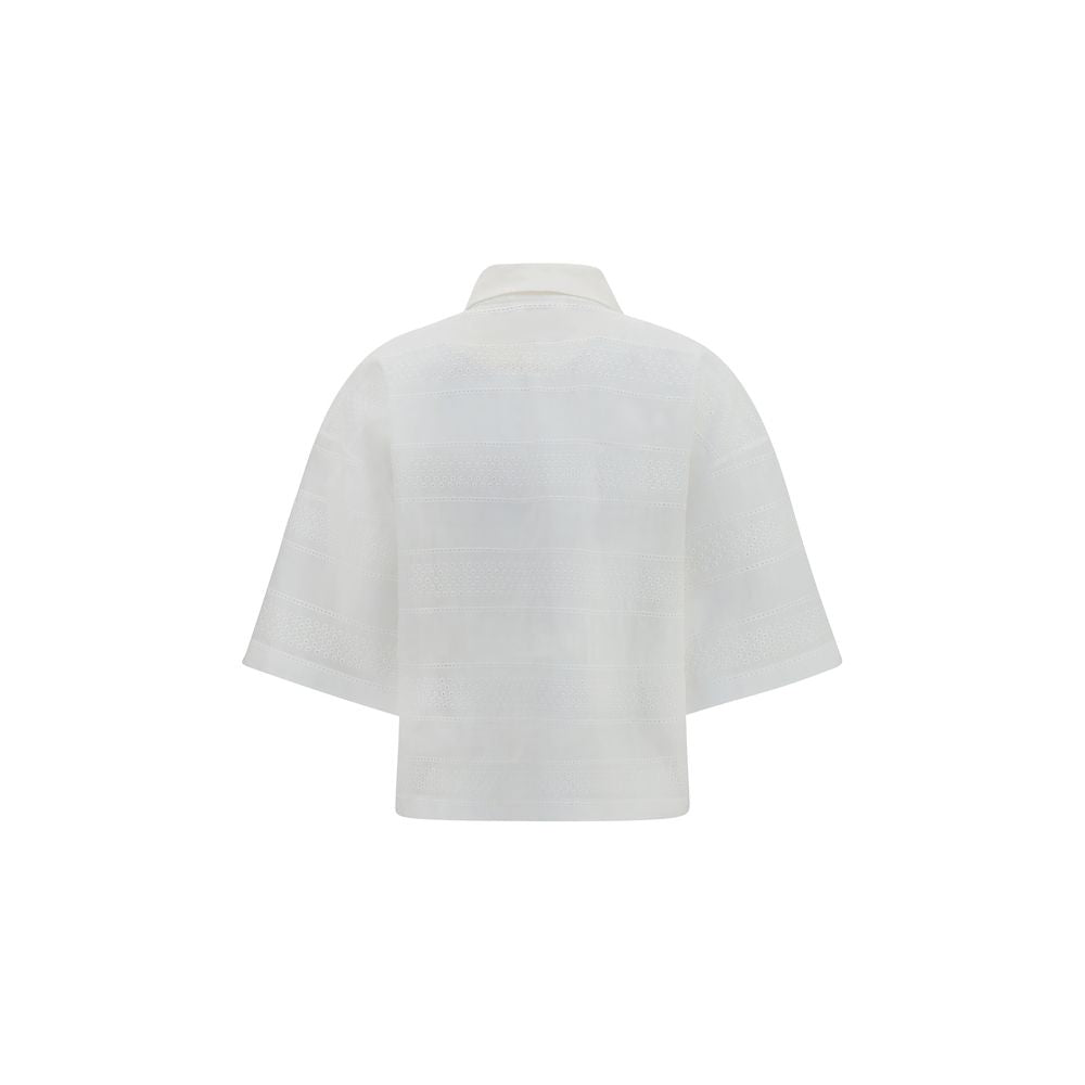White Cotton Blouse