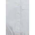 White Cotton Dress Shirt