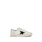 White Calf Leather Bos Taurus Sneakers
