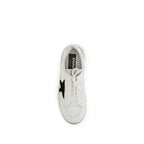 White Calf Leather Bos Taurus Sneakers