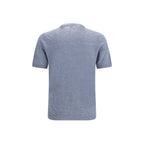 Blue Linen T-Shirt