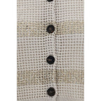 Beige Linen Cardigan