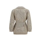 Beige Linen Cardigan