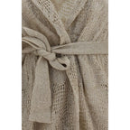 Beige Linen Cardigan
