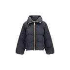 Black Viscose Full-Length Jacket