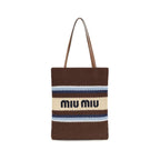 Multicolor Recycled Cotton Shoulder Bag